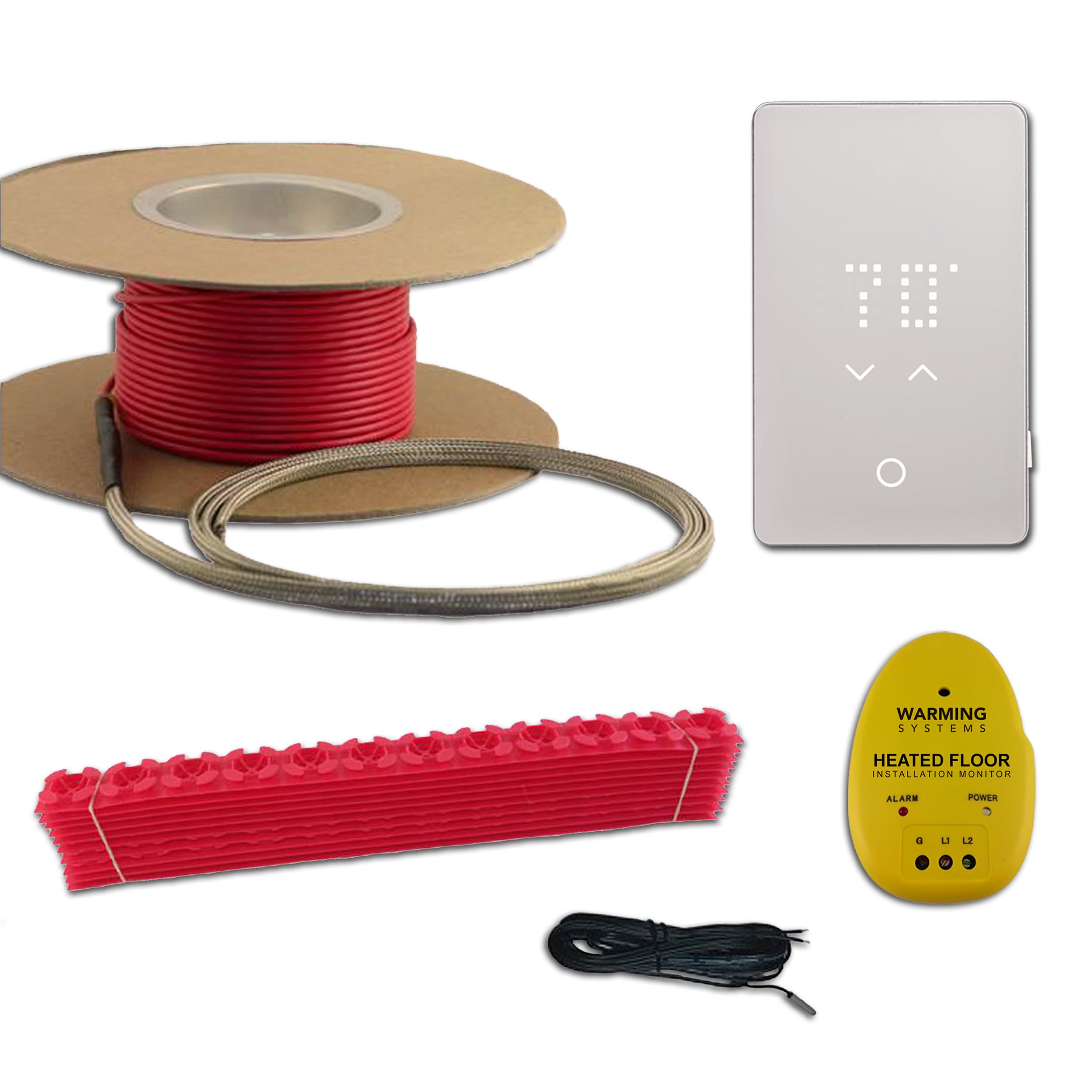 Warming Systems - 20 Sqft 240V Electric Radiant Floor Heating Kit
